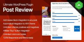 文章评分评价WordPress插件Ultimate Post Review Pro 1.0.2 Nulled