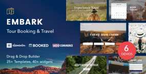 Embark v1.4.6_旅行社旅游预订网站WordPress主题
