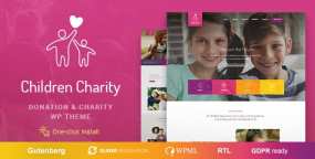 Children Charity慈善机构和非营利组织WordPress主题V1.1.9