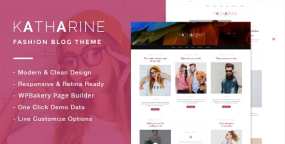 WordPress主题Katharine 1.5.1 现代潮流时尚博客网站WP主题
