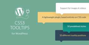 纯CSS3实现提示信息WordPress插件CSS3 Tooltips 1.8 Nulled