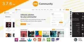 [3.7.6]OneCommunity轻论坛社区网站WordPress主题(销量4093套)