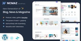 Ncmaz汉化版_Next.js无头垂直资讯站WordPress主题