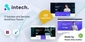 Intech初创企业IT服务公司网站WordPress主题V1.9