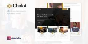 WordPress主题Cholot 1.2.1 退休服务机构退休职工社区网站WP主题