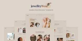 珠宝首饰工艺品外贸电商网站Elementor模板包JewellryWear 1.3.2