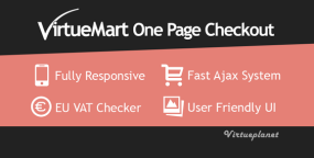 VirtueMart One Page Checkout商城单页快速结账Joomla插件V7.10.2