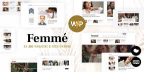 WordPress主题Femme 1.3.11 时尚杂志网站模板