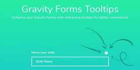 Tooltips Add-On表单字段提示信息GF扩展组件V1.1.20