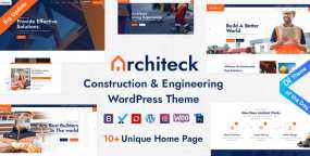 Architeck汉化版V2.2 建筑施工和房地产企业网站WordPress主题