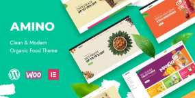WordPress主题Amino 1.0.1 天然绿色有机食品商城WooCommerce主题