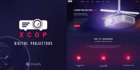 Shopify主题XCop 1.0.0 投影仪等家庭影院设备单品外贸电商落地页主题