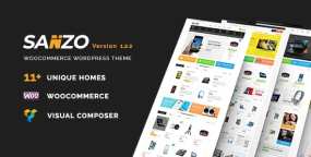 Sanzo 2.1.2 多首页多品类外贸电商WooCommerce主题