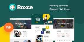 WordPress主题Roxce油漆涂料和粉刷服务企业网站模板V1.1.6
