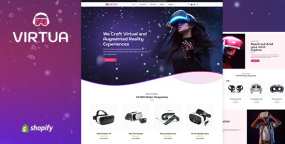 Shopify主题Virtux 1.0.0 数码产品VR设备单产品外贸电商Shopify模版