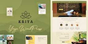 Kriya WordPress主题_瑜伽冥想健身中心网站模板