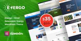 Energo风能可再生能源企业建站模板V1.5