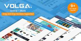 Shopify主题Volga 1.0 数码产品|食品|家具外贸电商Shopify模版