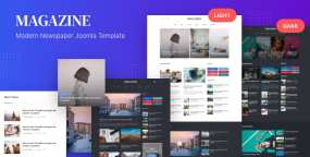 Joomla主题Magazine 1.0 响应式新闻杂志视频博客网站Joomla 4模版