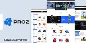 Shopify主题Proz 1.0 运动健身用品外贸电商独立站Shopify模版