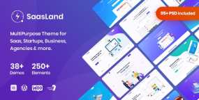 SaasLand汉化版_初创企业项目启动WordPress主题
