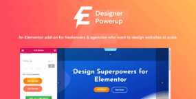 Designer Powerup页面设计增强元素Elementor扩展组件