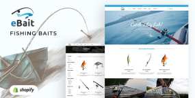 Shopify主题eBait 1.0 渔具钓具外贸电商Shopify模版