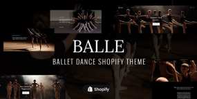 Shopify主题Balle 1.0 舞蹈工作室舞蹈培训班Shopify模版