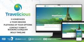 Travelicious汉化版V1.5.5 旅行社|旅游机构|旅游门户WordPress主题