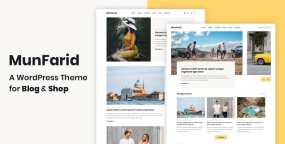 现代简约时尚博客网站WordPress主题Munfarid 1.0.5 基于古腾堡编辑器构建