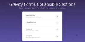 [1.1.35]Collapsible Sections可折叠收起Sections的Gravity Forms扩展组件