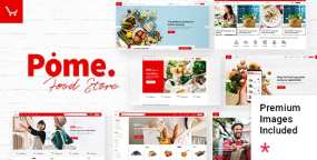 Pome食品杂货外卖系统WooCommerce主题