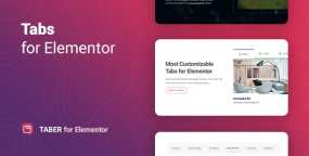 Taber响应式选项卡布局构建器元素Elementor组件V1.0.9