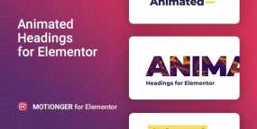 响应式动画标题构建器Elementor插件Motionger 2.0.2 免激活版