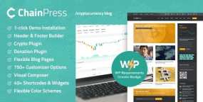 WordPress主题BTCPress加密货币区块链金融投资机构网站模板