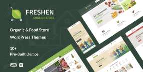 Freshen绿色有机食品外贸电商WooCommerce主题