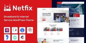 Netfix互联网宽带服务企业网站WordPress主题V2.0.2
