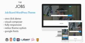 WordPress主题TheJobs 1.0 求职招聘职业中介所网站WP主题