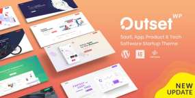 WordPress主题Outset 1.2.1 SaaS平台|初创项目|应用APP展示WP主题