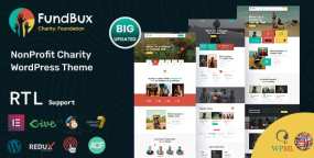 WordPress主题Fundbux 1.3.2 爱心慈善|筹款捐助|非营利组织机构WP主题