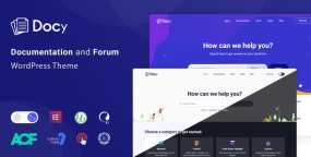 Docy汉化版 | WordPress在线企业文档库网站模板