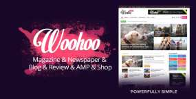 Woohoo 2.5.4 报社杂志设新闻机构门户网WordPress主题
