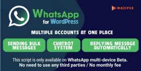 Whatsapp批量发送和自动回复WordPress插件WAMarKet破解版1.0.1