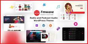 WordPress主题Fmwave汉化版V2.9.5_广播电台|文化机构|乐队经纪人公司网站