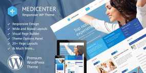 MediCenter(v15.1)医院诊所和医疗保健机构WordPress主题(销量11288套)
