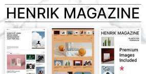 Henrik 1.2.1 创意设计新闻杂志社门户网WordPress主题