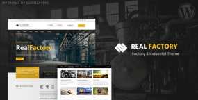 Real Factory(v1.4.9)工厂工业能源运输业建筑业网站WordPress主题