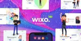 WordPress主题Wixo 1.0.0 IT技术和IT解决方案WP主题