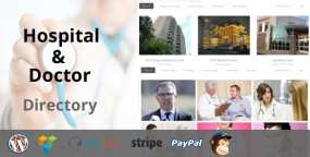 医院和医生目录列表WordPress插件Hospitory 1.3.5