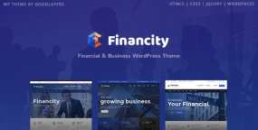 WordPress主题Financity 1.3.2 商业金融投资财务律师咨询WP企业主题